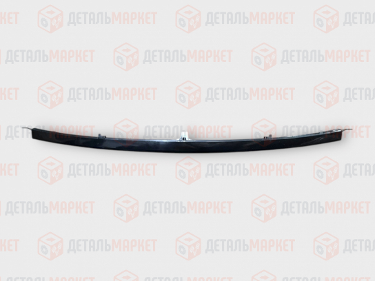 Накладка переднего бампера нижняя для LADA Vesta (черный глянец)