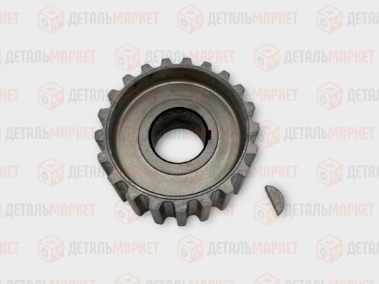 Шкив зубчатый коленвала 21100 (маленький) + шпонка