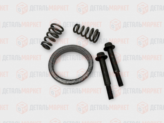 Кольцо глушителя графитовое  (кольцо + 2 болта + 2 пружины) 21100