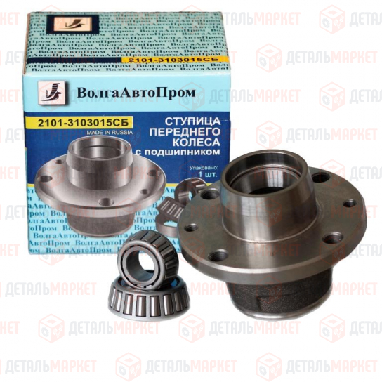 Ступица переднего колеса 21010 в сборе (с подшипниками CRAFT)