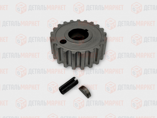 Шкив зубчатый коленвала 21080 (маленький) + шпонка, штифт
