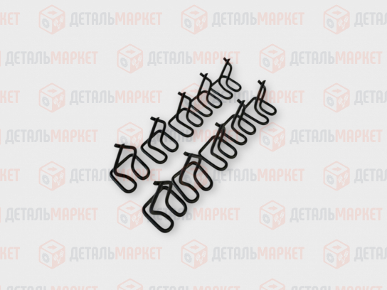 Комплект пистонов крепления молдинга 21010 (клоп) (10 шт.)