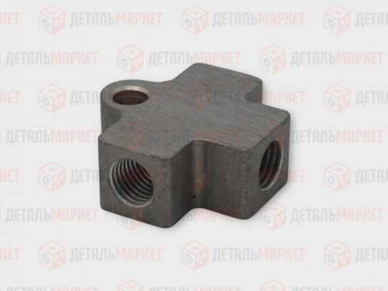 Тройник трубопроводов заднего тормоза 21010 (8450001289) алюминиевый