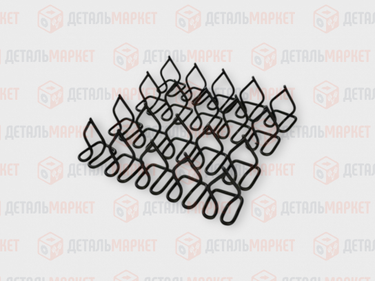 Комплект пистонов крепления молдинга 21010 (клоп) (20 шт.)