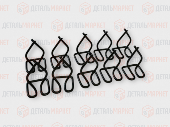 Комплект пистонов крепления молдинга 21010 (клоп) (10 шт.)