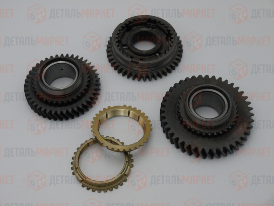 Блок шестерен 1 и 2-ой передачи 11180 в сборе (41 зуб.) (10 втор. вал)