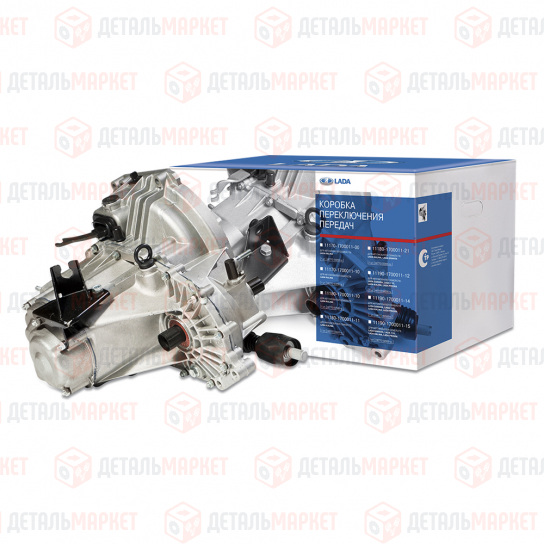 Коробка передач 11170 в сборе (5-и ступ.) (шпильки, датчик скорости)