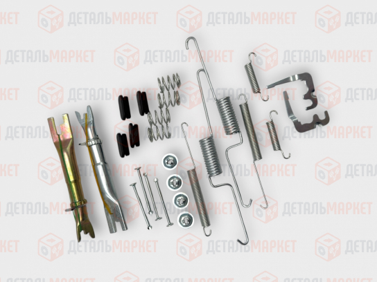 Ремкомплект задних тормозных колодок VOLKSWAGEN Amarok (полный)