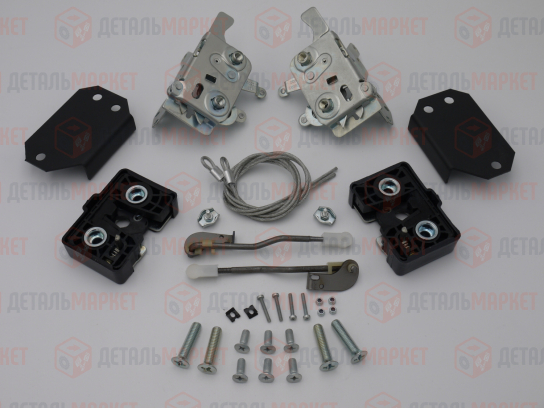 Комплект передних бесшумных замков 21214 усиленные (под евро ручки)