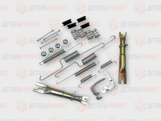 Ремкомплект задних тормозных колодок VOLKSWAGEN Amarok (полный)