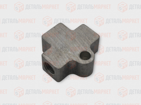 Тройник трубопроводов заднего тормоза 21010 (8450001289) алюминиевый