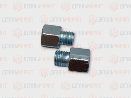 Штуцер ГАЗ-3302 переходной тормозной системы с М12 на М10 (к-т 2 шт.)