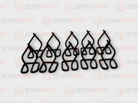 Комплект пистонов крепления молдинга 21010 (клоп) (10 шт.)