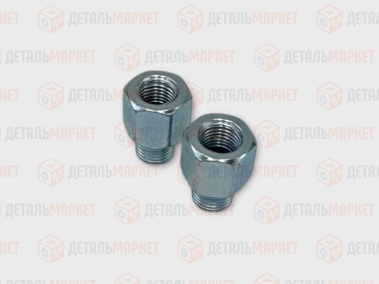 Штуцер ГАЗ-3302 переходной тормозной системы с М12 на М10 (к-т 2 шт.)