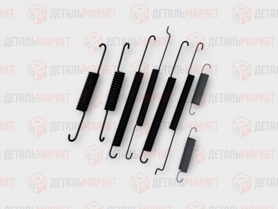 Ремкомплект задних тормозных колодок VOLKSWAGEN Golf