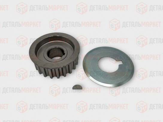 Шкив зубчатый коленвала 21126 (маленький) + шпонка, шайба