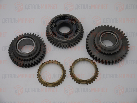 Блок шестерен 1 и 2-ой передачи 11180 в сборе (39 зуб.) (10 втор. вал)