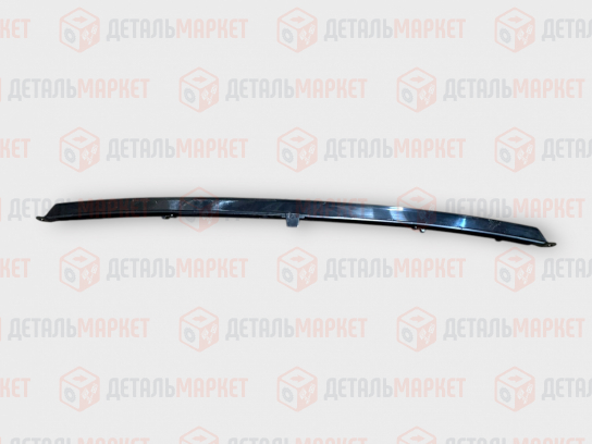 Накладка переднего бампера нижняя для LADA Vesta (черный глянец)