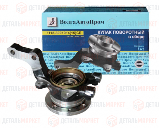 Кулак поворотный 11180 правый в сборе (с подшипником и ступицей)