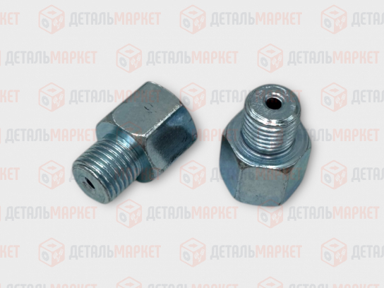 Штуцер ГАЗ-3302 переходной тормозной системы с М12 на М10 (к-т 2 шт.)