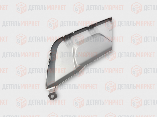 Накладка заднего бампера центральная B52 Renault Logan Stepway (серебристая)