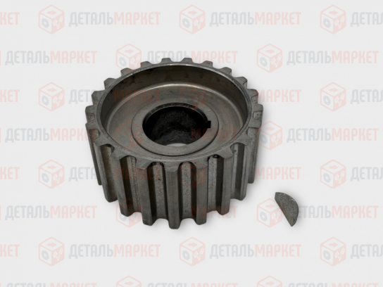 Шкив зубчатый коленвала 21100 (маленький) + шпонка
