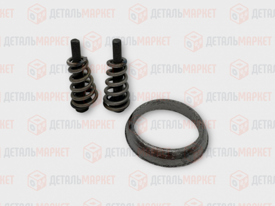 Кольцо глушителя графитовое  (кольцо + 2 болта + 2 пружины) 21100