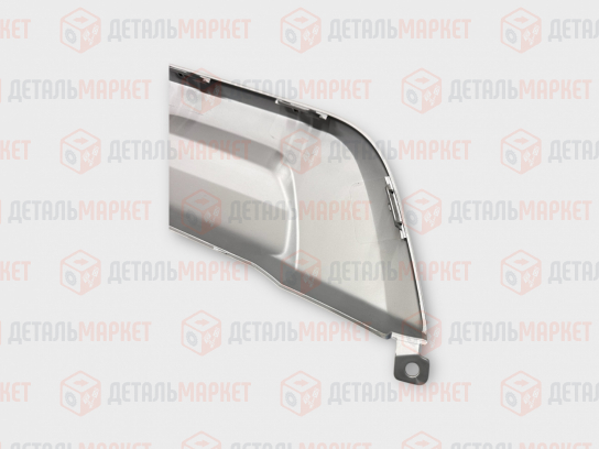 Накладка заднего бампера центральная B52 Renault Logan Stepway (серебристая)