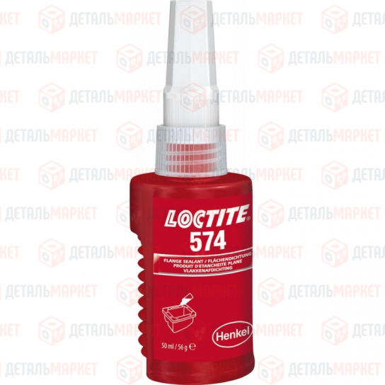 Герметик Loctite 574 в тубе 50 мл. (оранжевый)
